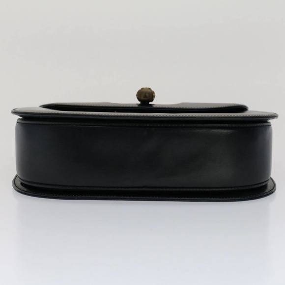 GUCCI Bamboo Hand Bag Leather Black 000.1781 Auth yk8245 - Picture 5 of 16